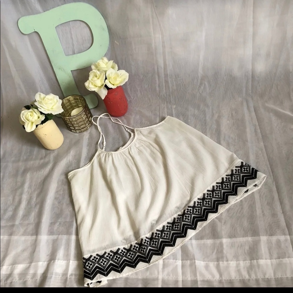 Tribal circle blouse